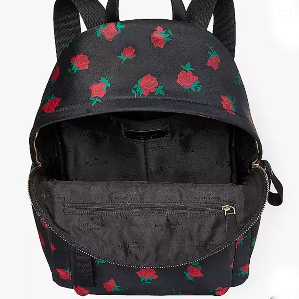 Kate Spade Chelsea Rose Toss Printed Medium Backpack NWT Stlye KE435 - Picture 4 of 7